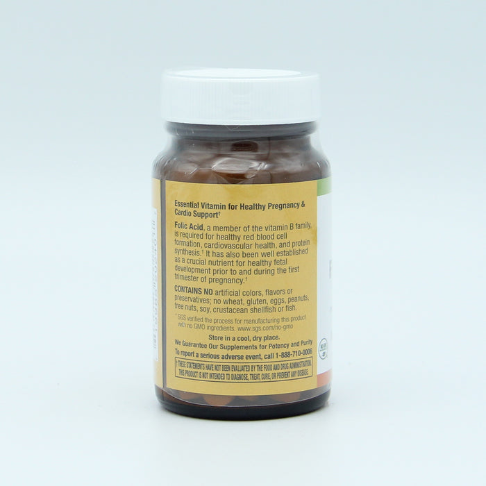 Folic Acid 800 mcg, 100 tab