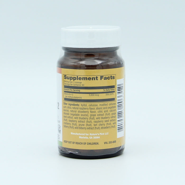 Methyl B-12 5,000 mcg, 60 vloz