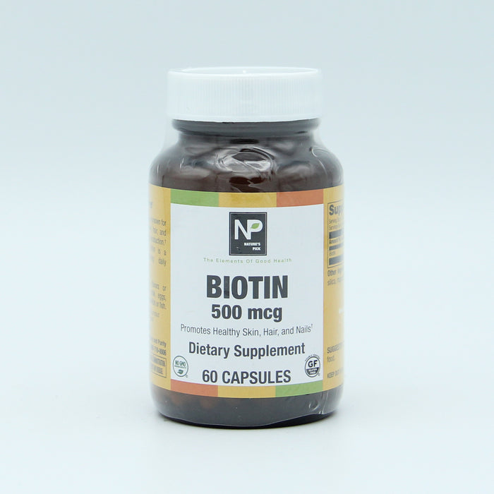 Biotin 500 mcg, 60 cap