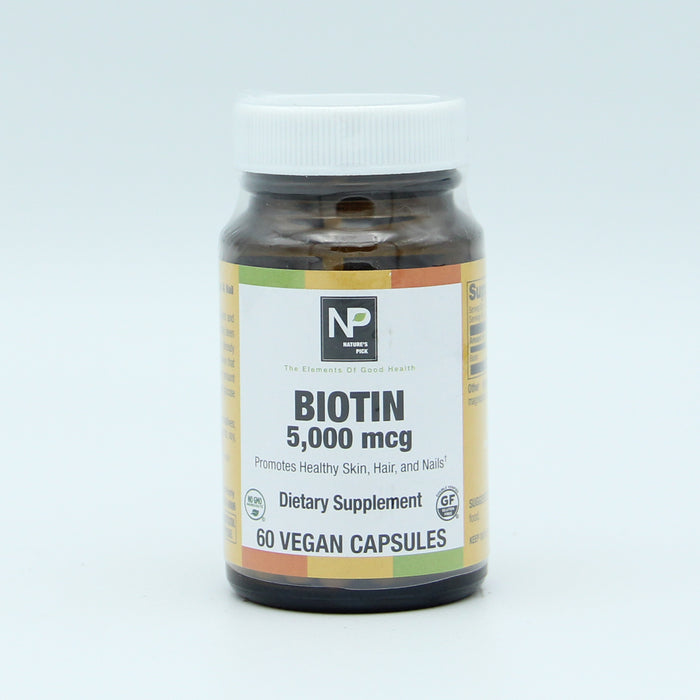 Biotin 5000 mcg, 60 vcap