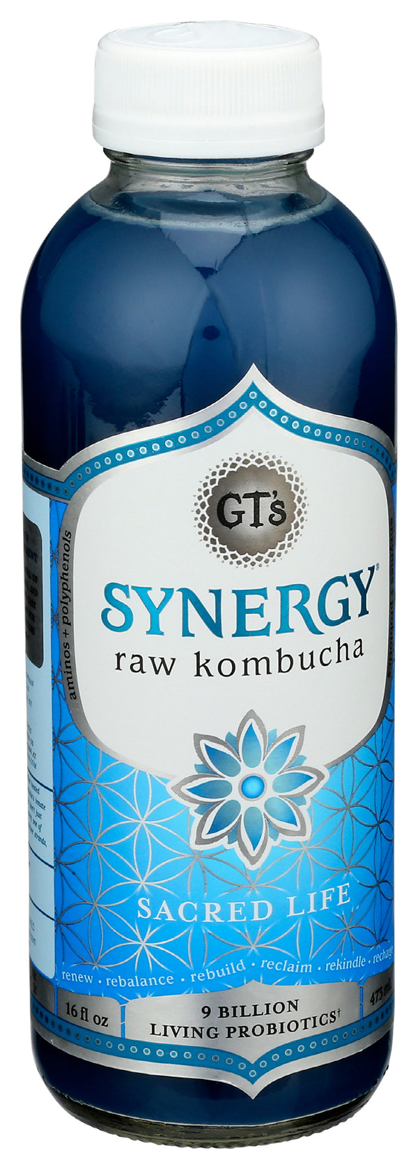 Synergy Raw Kombucha, Sacred Life, Org, 16 floz