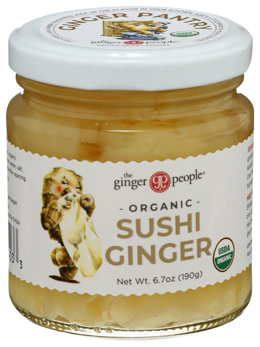 Sushi Ginger, Pickeled, Org, 6.7 oz