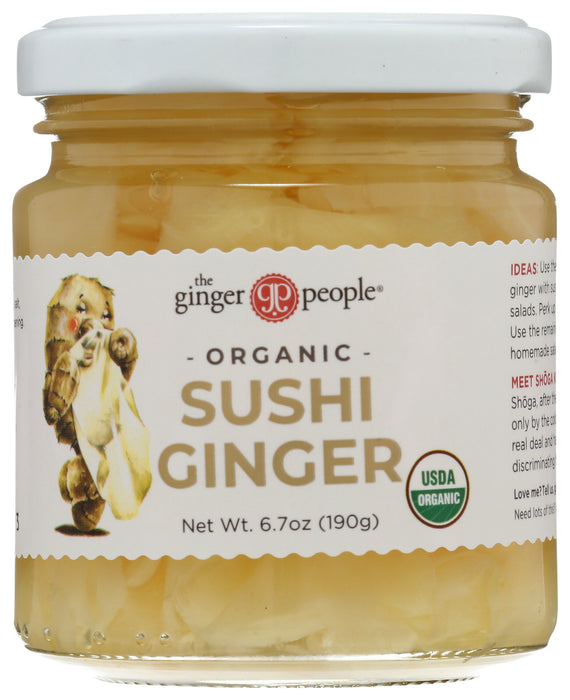 Sushi Ginger, Pickeled, Org, 6.7 oz