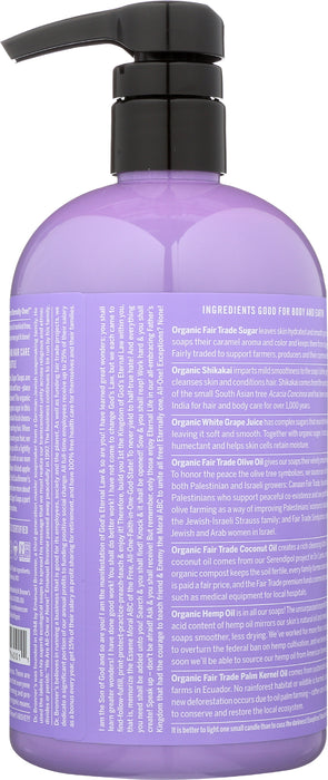 Organic Sugar Soap, Lavender, 24 oz