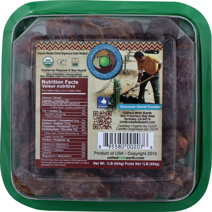 Medjool Dates, Org, 1 lb