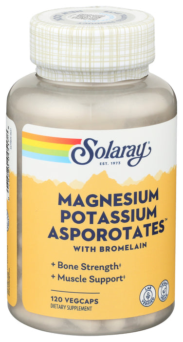 Magnesium Potassium Asporotates w Bromelain, 120 vcap