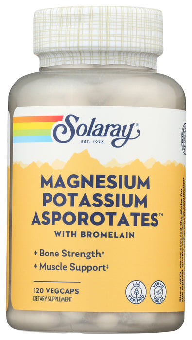 Magnesium Potassium Asporotates w Bromelain, 120 vcap