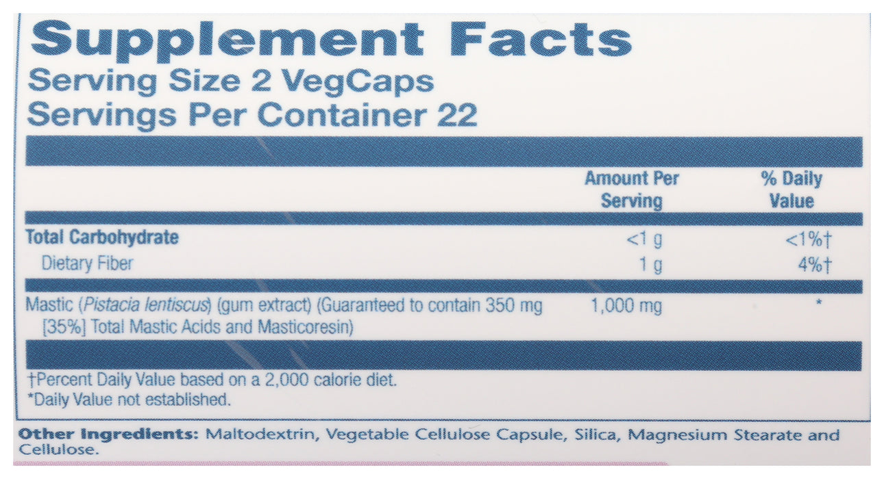 Mastic Gum Extract, 45 vcap