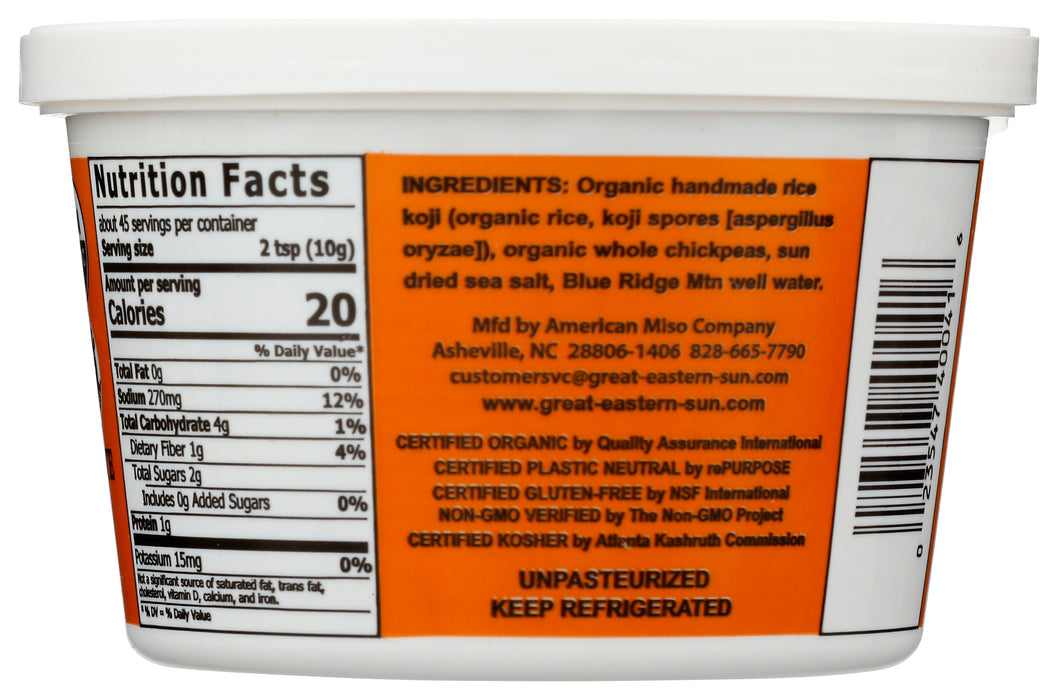 Chickpea Miso, Org, 16 oz