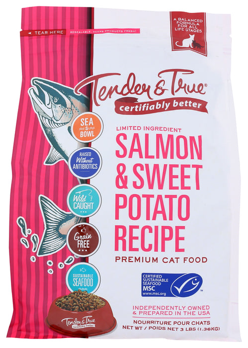 Cat Food, Salmon & Sweet Potato Recipe, 3 lb