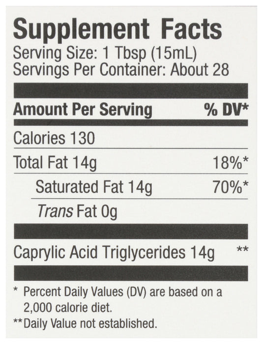 Brain Octane C8 MCT Oil, 14 floz