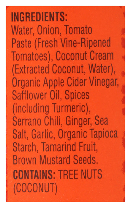 Spicy Vindaloo, Vegan, GF, 12.5oz