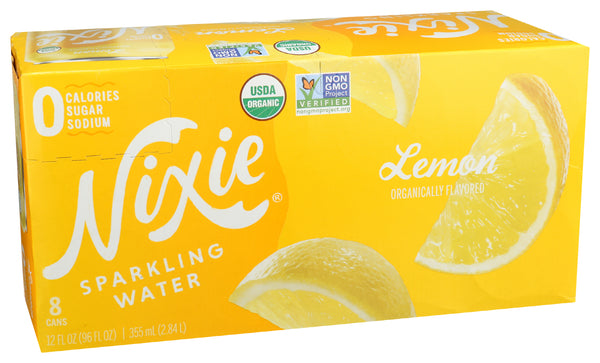 Lemon Sparkling Water, Org, 8/12 floz