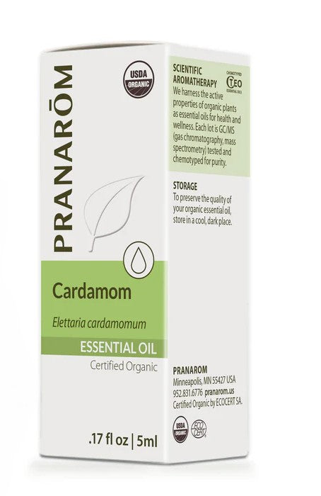 Cardamom Essential Oil, Org, 5 ml