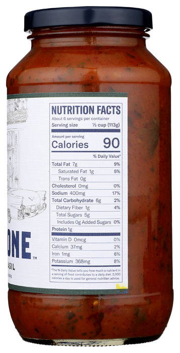 Tomato Basil Sauce, 24 oz