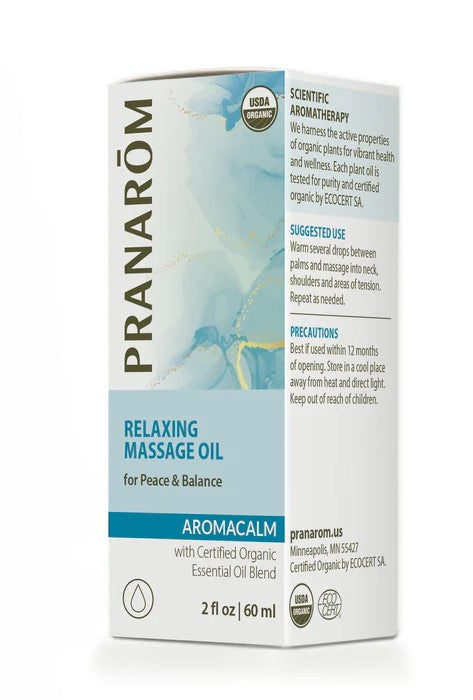 Aromacalm Relaxing Massage Oil, Org, 2 floz