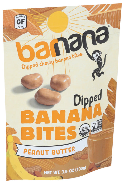 Banana Bites, Peanut Butter, Org, 3.5 oz