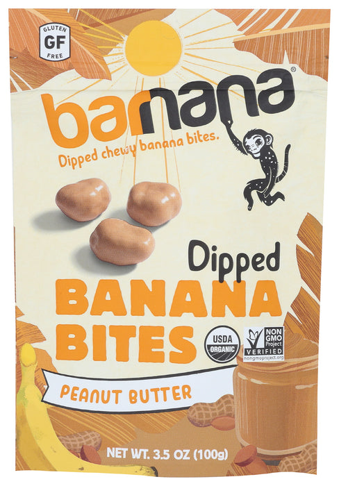 Banana Bites, Peanut Butter, Org, 3.5 oz
