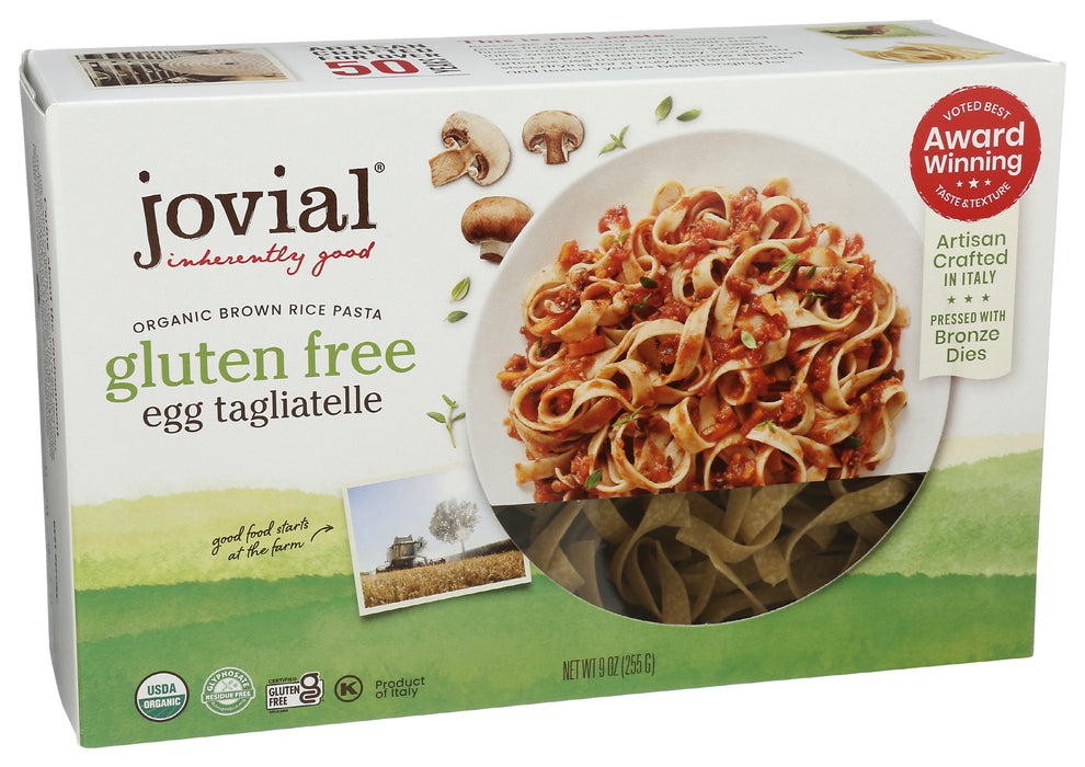 Egg Tagliaatelle Brown Rice Pasta, GF Org, 9 oz