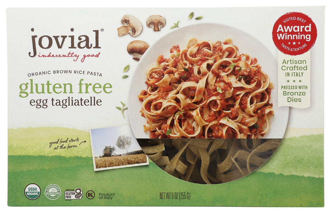 Egg Tagliaatelle Brown Rice Pasta, GF Org, 9 oz