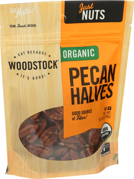 Pecan Halves, Org, 4.5 oz