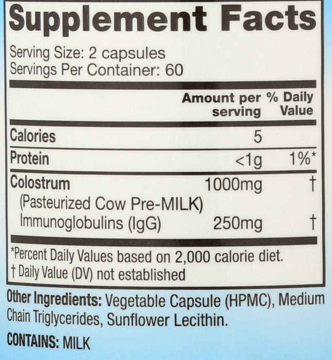 Colostrum Plus, 120 vcap