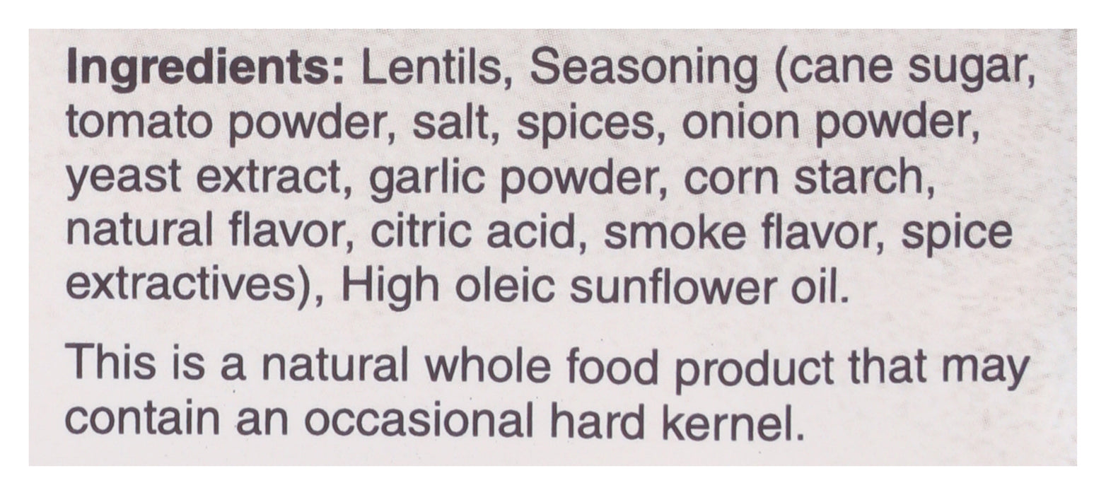 Crunchy Roasted Lentils, Barbecue, 5 oz