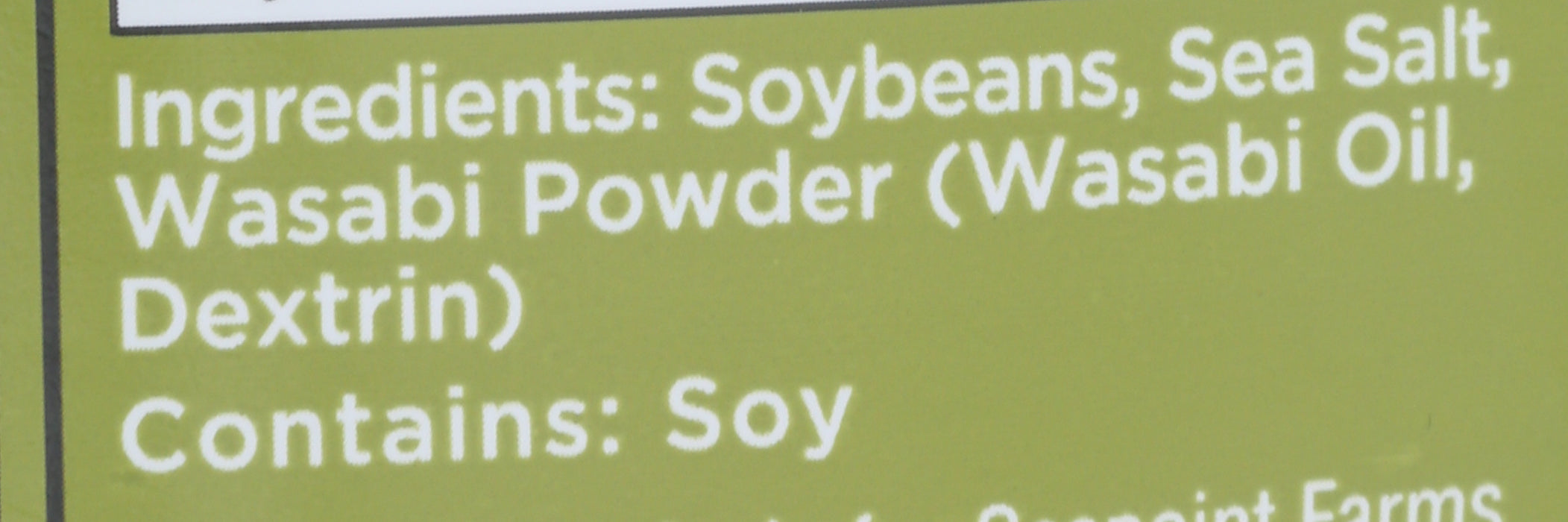 Dry Roasted Edamame, Wasabi, 3.5 oz