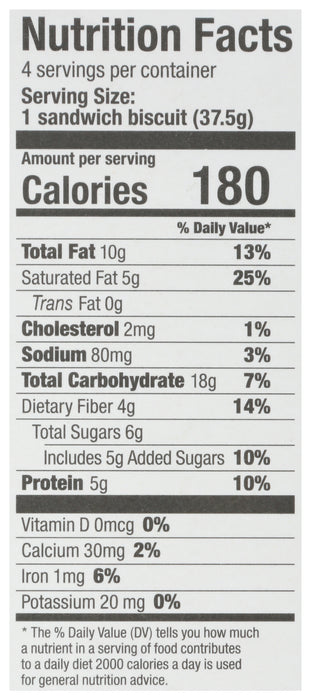 Greek Yogurt Blueberry Sandwich Biscuit, 4/1.32 oz