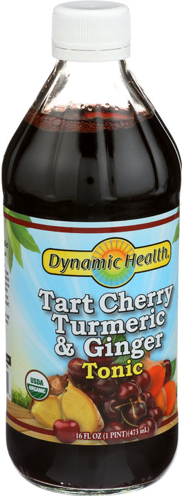 Tart Cherry Turmeric & Ginger Tonic, Glass Org, 16 fl oz