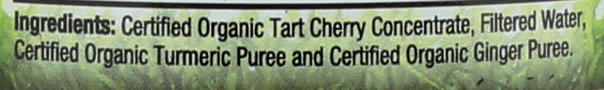 Tart Cherry Turmeric & Ginger Tonic, Glass Org, 16 fl oz