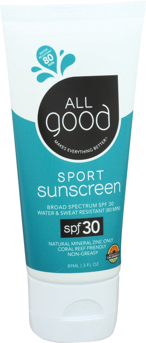 Sport Mineral Sunscreen Lotion SPF 30, 3 oz