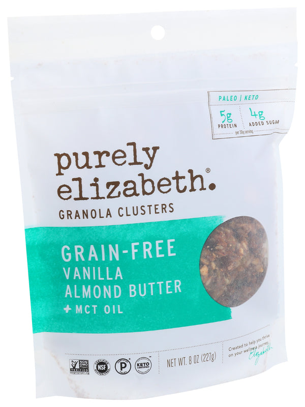 Vanilla Almond Butter MCT Granola Cluster, 8 oz