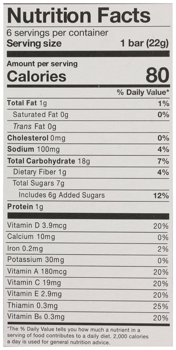 Rice Crispy Squares, Strawberry, Org, 4.66 oz
