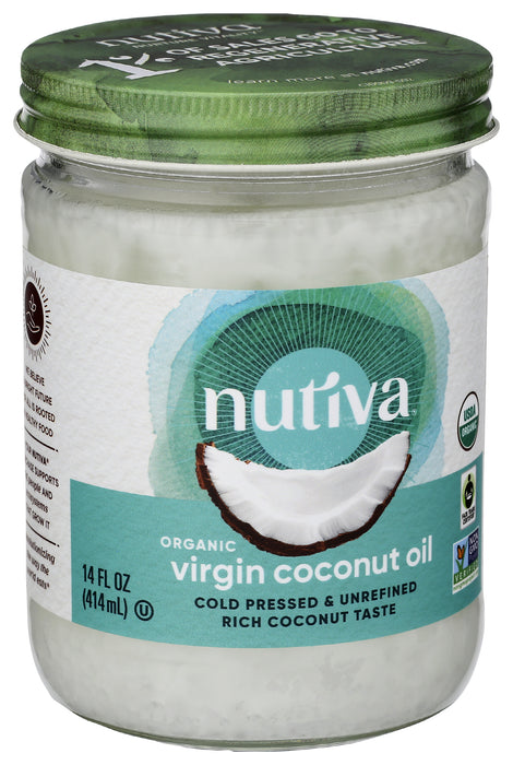 Virgin Coconut Oil Unrefined, 14 fl oz