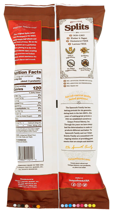 Splits Pretzel, Original, 11 oz