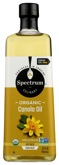 Canola Oil, Refined, Org, 32 fl oz