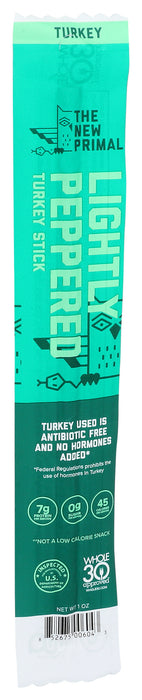 Turkey Stick, Lightly Peppered, GF Paleo, 1 oz