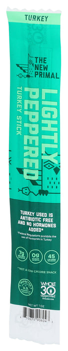 Turkey Stick, Lightly Peppered, GF Paleo, 1 oz