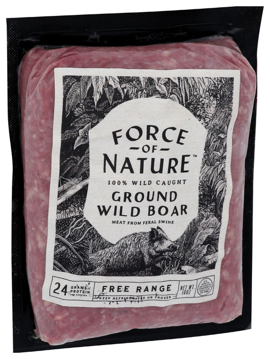 Wild Boar Ground Meat, 16 oz