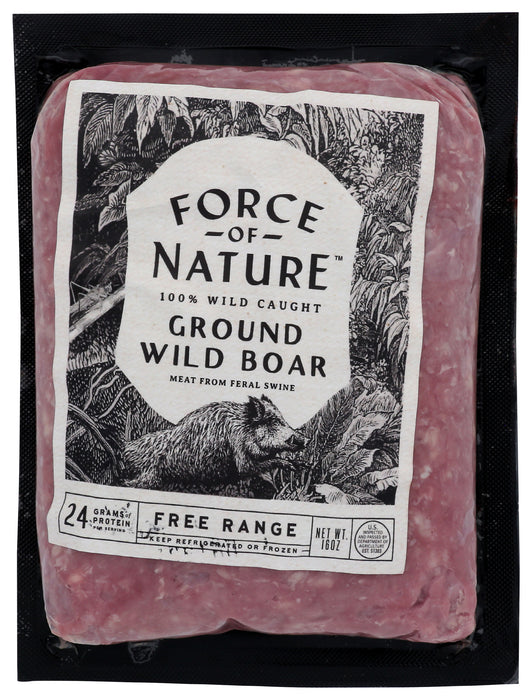 Wild Boar Ground Meat, 16 oz