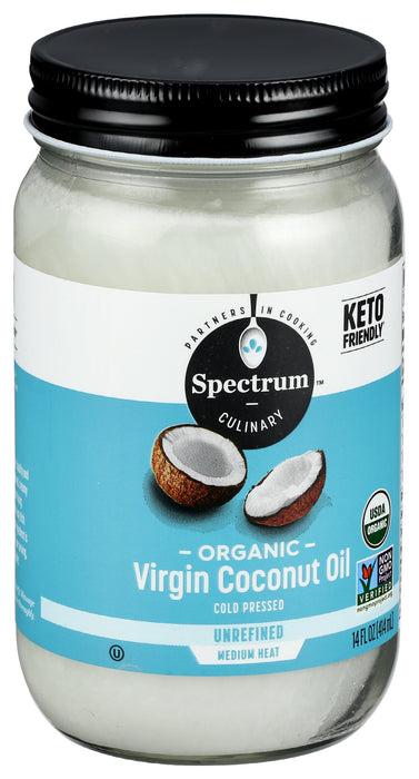 Coconut Oil Unrefined, Org, 14 fl oz