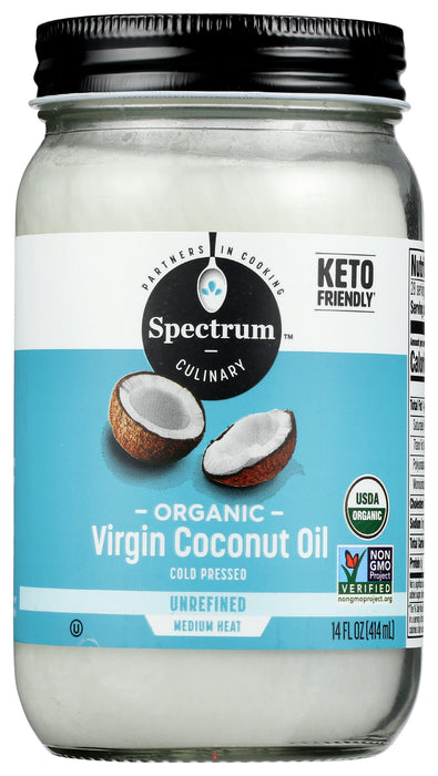 Coconut Oil Unrefined, Org, 14 fl oz