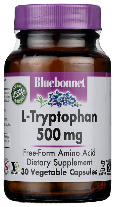 L-Tryptophan 500 mg, 30 vcap