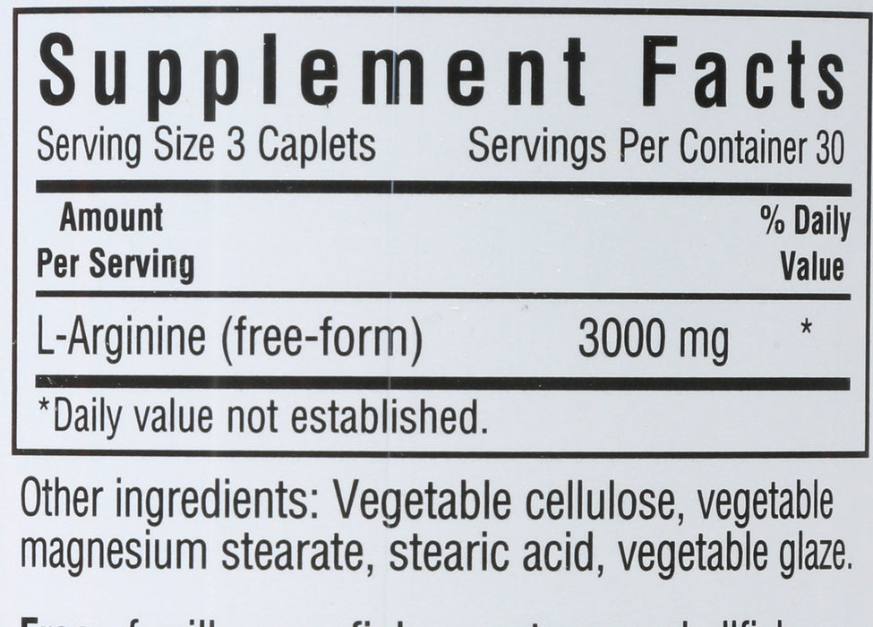 L-Arginine 1000 mg, 90 capl