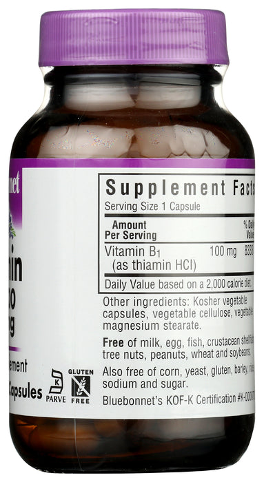 Vitamin B1 100 mg, 100 vcap