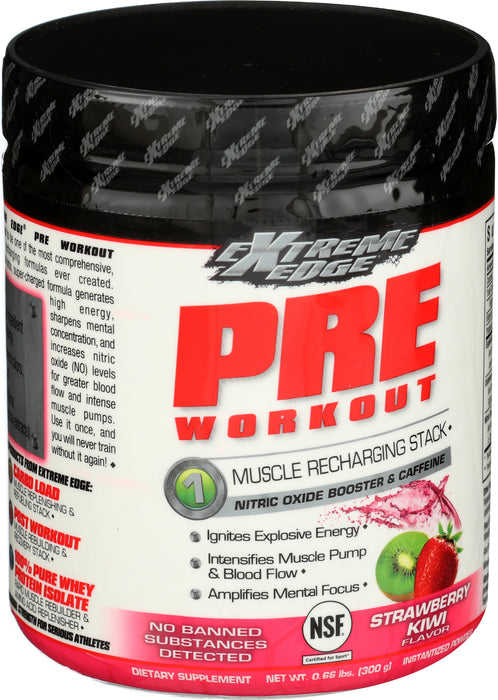 XtreamEdge Pre-Workout Muscle Recharger, Straw Kiwi, 0.66 lb