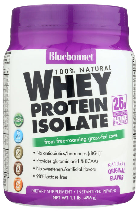 Whey Protein Isolate Powder, Original, 1.1 lb