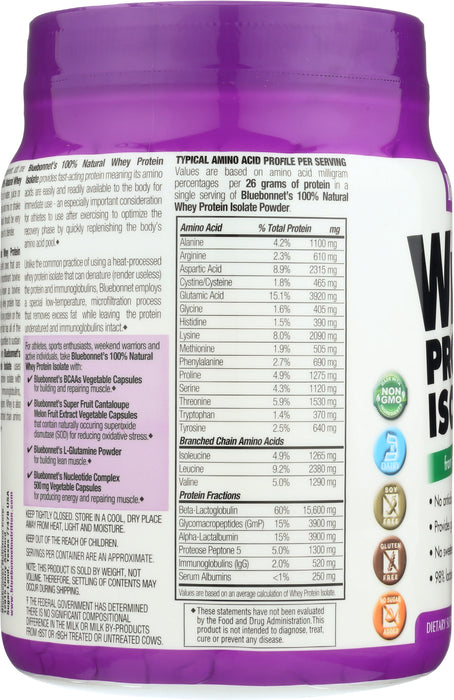 Whey Protein Isolate Powder, Original, 1.1 lb