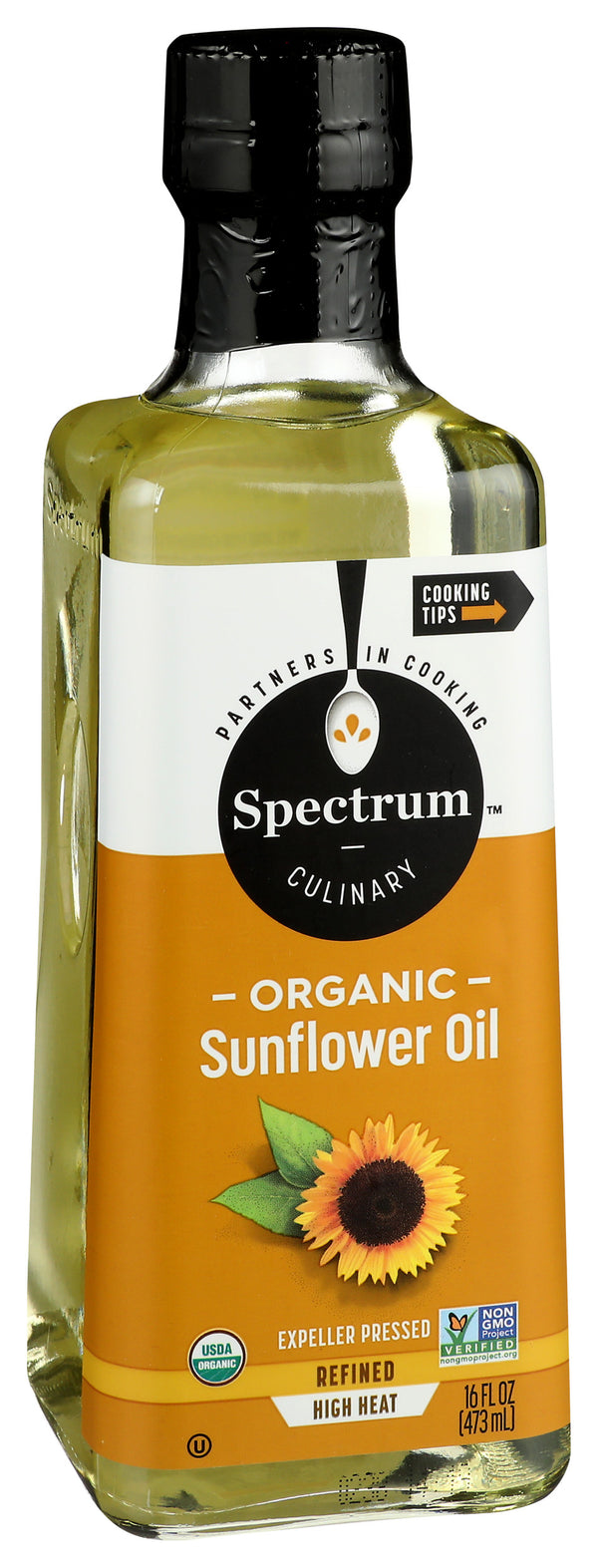 Sunflower Oil Refined, Org, 16 fl oz